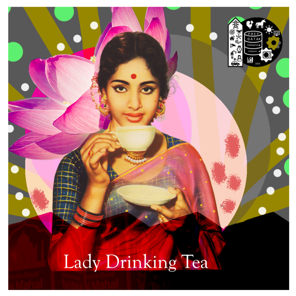 Lady Drinking Tea